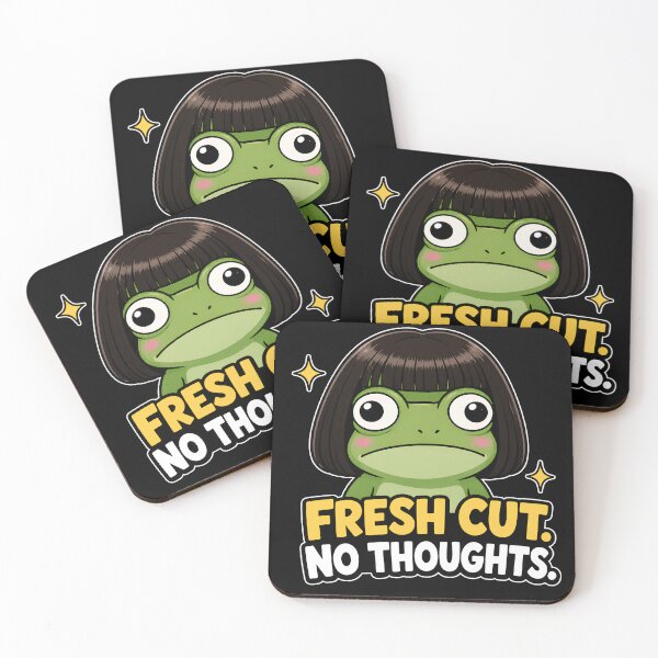 Item preview, Fresh Cut No Thoughts Funny Frog designed and sold by ArtFeverShop.