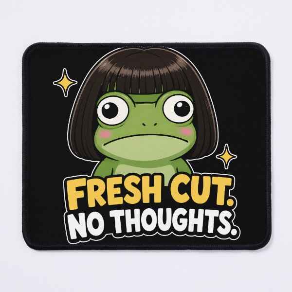 Item preview, Fresh Cut No Thoughts Funny Frog designed and sold by ArtFeverShop.