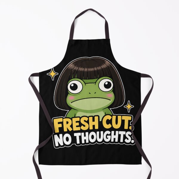 Item preview, Fresh Cut No Thoughts Funny Frog designed and sold by ArtFeverShop.