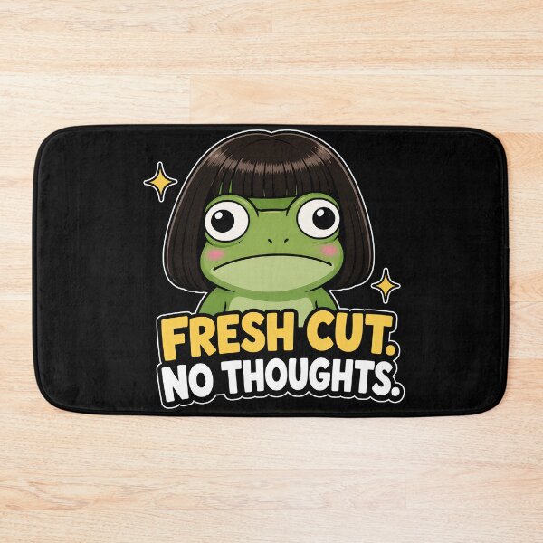 Item preview, Fresh Cut No Thoughts Funny Frog designed and sold by ArtFeverShop.