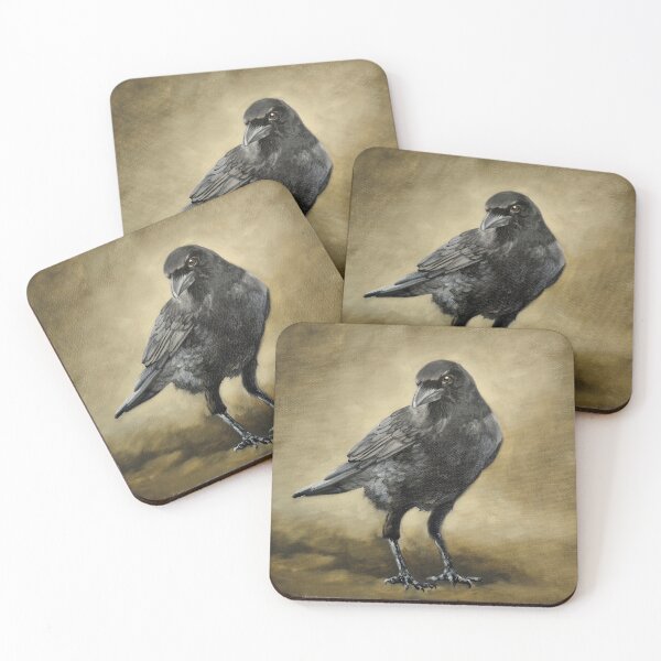 Item preview, American Crow painting 2 designed and sold by Emily Bickell.