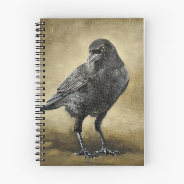 Item preview, American Crow painting 2 designed and sold by Emily Bickell.