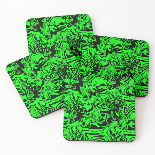 Item preview, Neon Green Squiggles designed and sold by Tickety Boo.