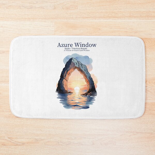 Item preview, Azure Window Tribute – Malta Sunset Vintage Graphic Tee designed and sold by CallisC-Arts.
