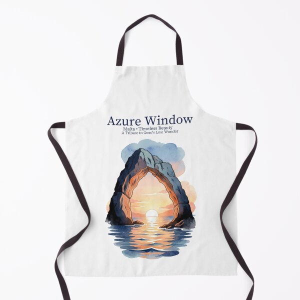 Item preview, Azure Window Tribute – Malta Sunset Vintage Graphic Tee designed and sold by CallisC-Arts.