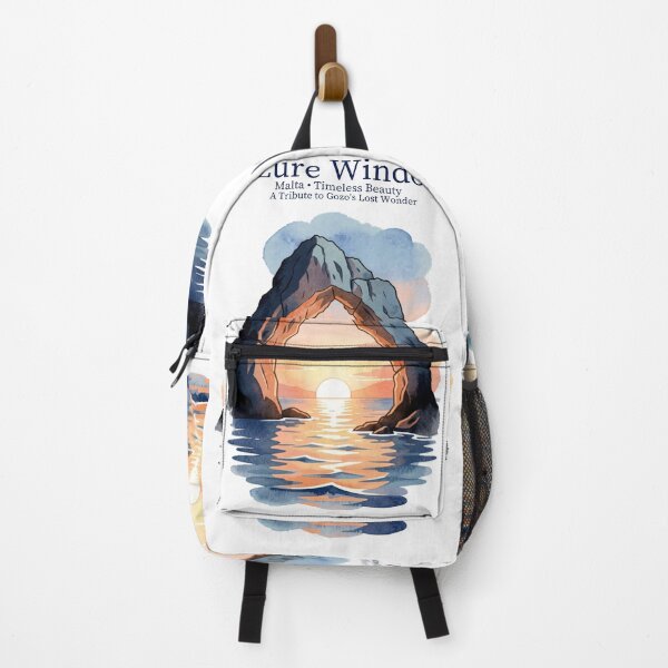 Item preview, Azure Window Tribute – Malta Sunset Vintage Graphic Tee designed and sold by CallisC-Arts.