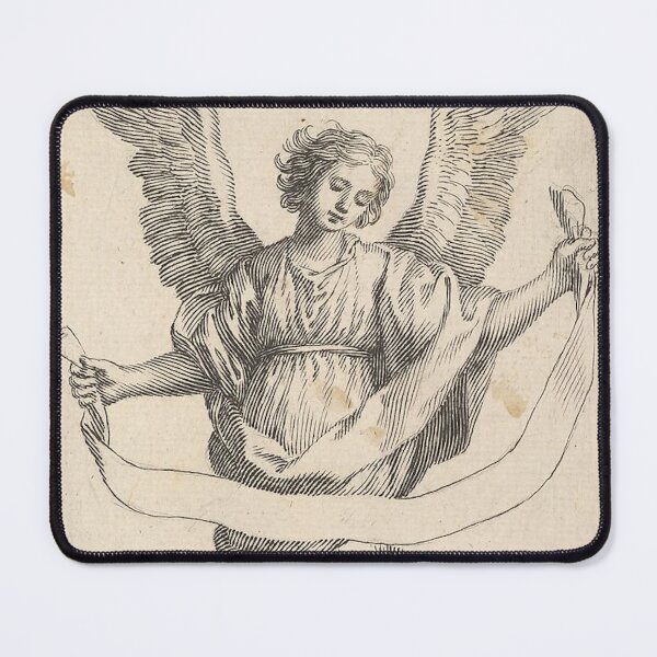 Item preview, Angel with a Banderole by Claude Mellan designed and sold by AnimaliaStar.