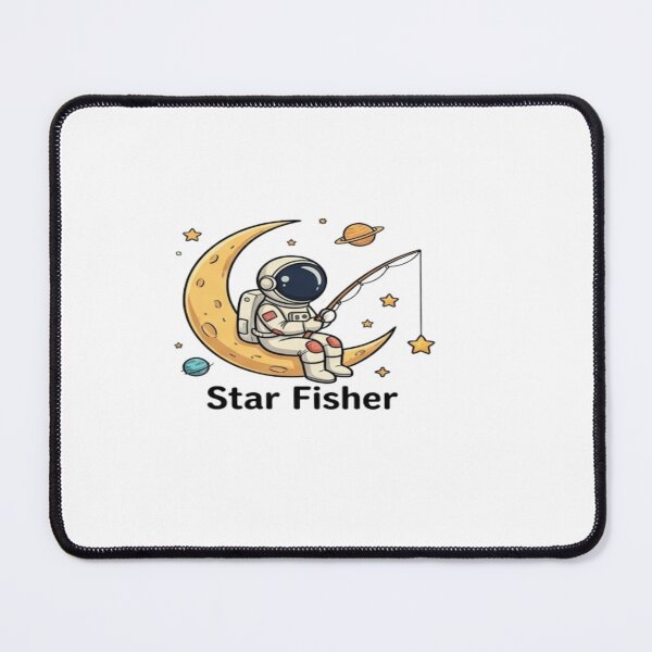Item preview, Retro Astronaut Fishing Stars On Moon Cosmic designed and sold by  Explorer.