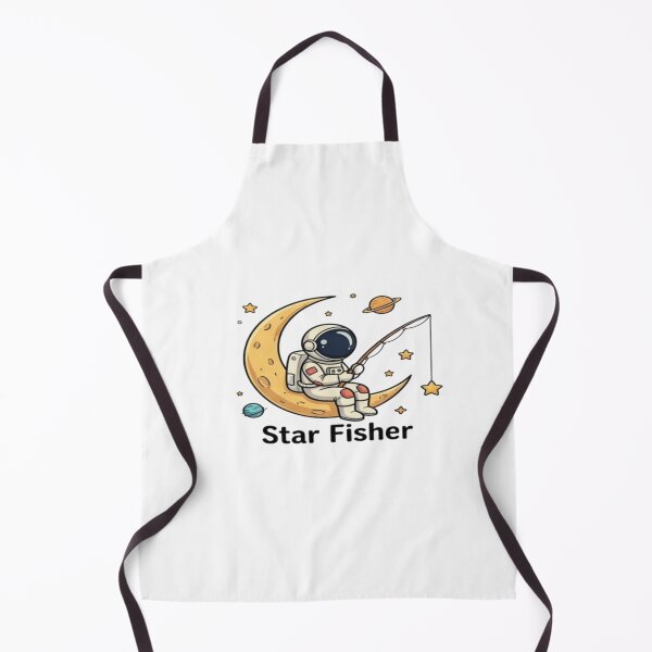 Item preview, Retro Astronaut Fishing Stars On Moon Cosmic designed and sold by Explorer.