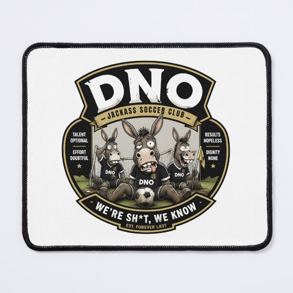 Item preview, Jackass Soccer Club Patch Design | Dark Humor  designed and sold by ShadeScapeArt.