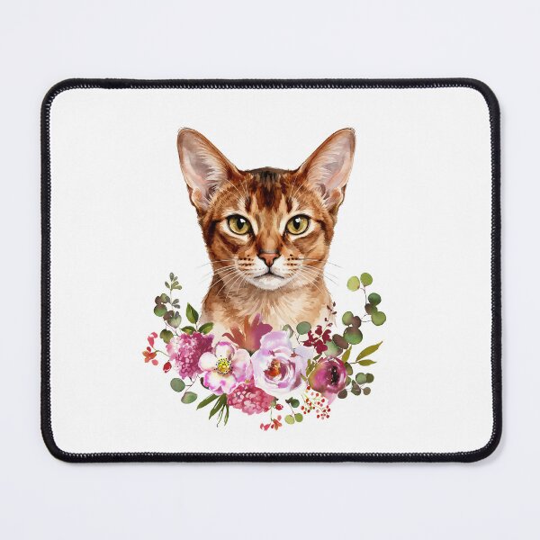 Item preview, Watercolor Abyssinian Cat designed and sold by Liededrom..