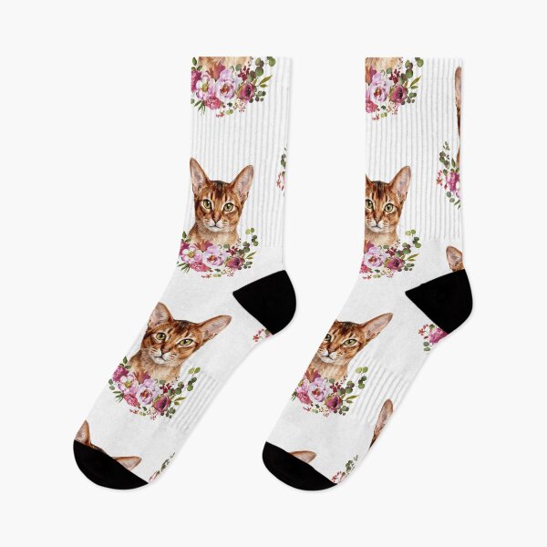 Item preview, Watercolor Abyssinian Cat designed and sold by Liededrom..