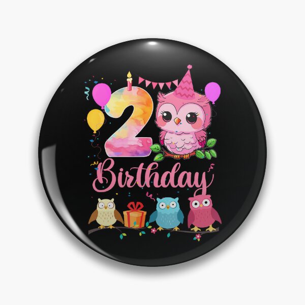 Item preview, 2Nd Owl Birthday Party 2 Years Old Girls Owl Birthday designed and sold by Fereskabilon.