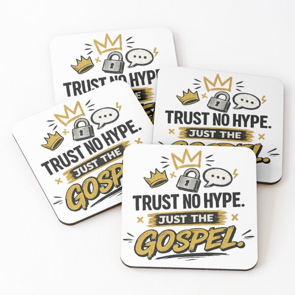 Item preview, Trust No Hype Just The Gospel Christian Streetwear – 1 Corinthians 4:1 Faith Design designed and sold by Ermicioi.