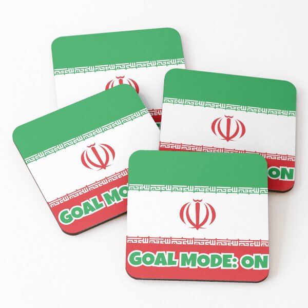 Item preview, Iran Soccer Fan Shirt – GOALMODE: ON Football Tee designed and sold by LovelyHappyGift.