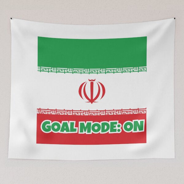 Item preview, Iran Soccer Fan Shirt – GOALMODE: ON Football Tee designed and sold by LovelyHappyGift.