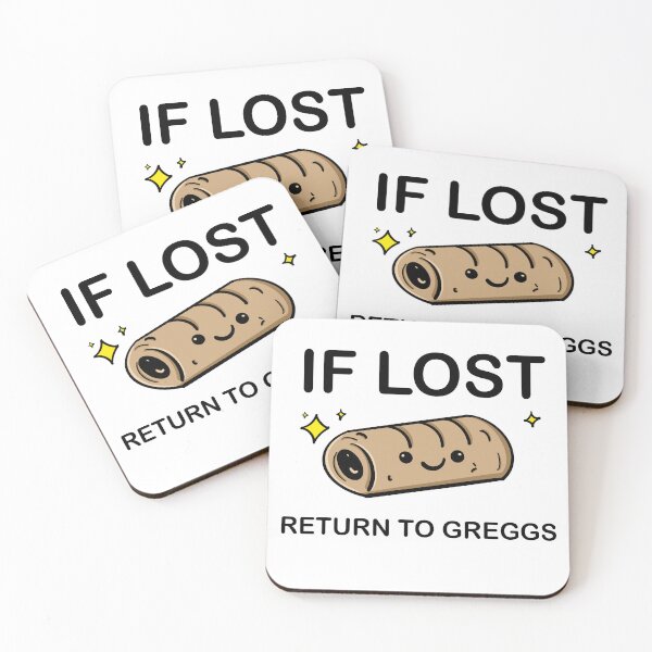 Item preview, If Lost Return To Greggs – Cute Sausage Roll designed and sold by oilbyme.