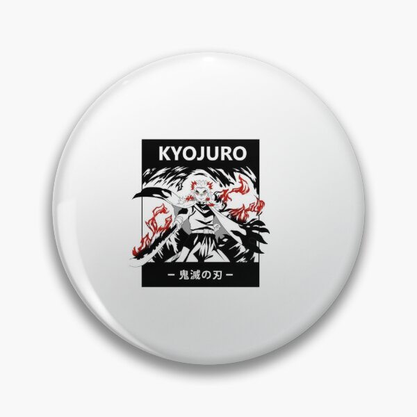Item preview, Flame Hashira Set Your Heart Ablaze Square Badge designed and sold by JohnnyFive8.