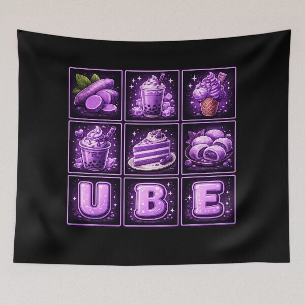 Item preview, Purple Ube Pop Art Design designed and sold by redsharkuk.
