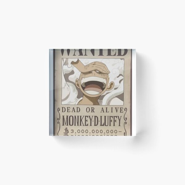 Item preview, One Piece Luffy as Nika wanted Poster designed and sold by MonnSatis.