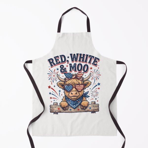 Item preview, Vintage Cute Red White And Moo Funny 4Th Of July designed and sold by Fereskabilon.