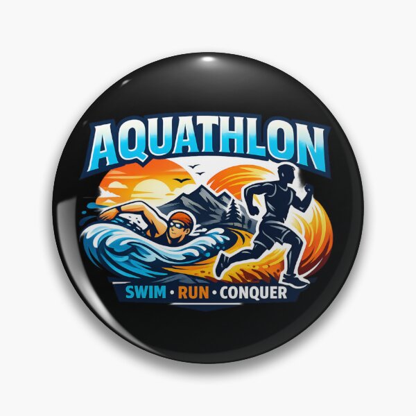 Item preview, Aquathlon - Swim Run Conquer designed and sold by SidTastic .