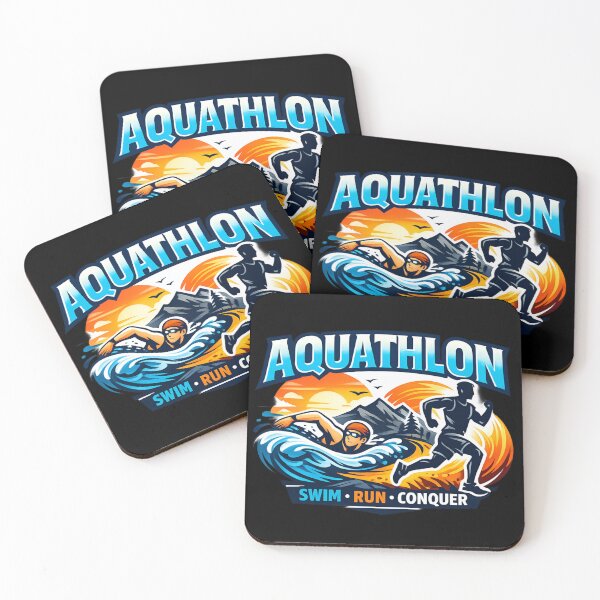 Item preview, Aquathlon - Swim Run Conquer designed and sold by SidTastic .