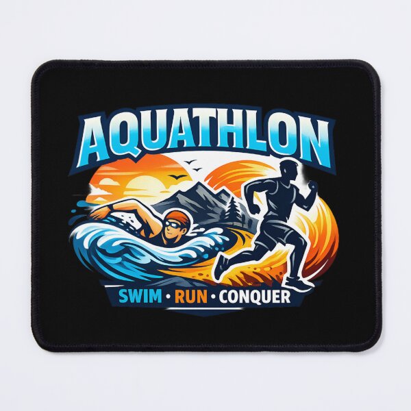 Item preview, Aquathlon - Swim Run Conquer designed and sold by SidTastic .