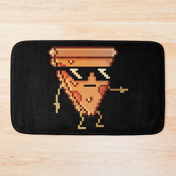 Item preview, Pizza with Pixel Art Glasses designed and sold by NF Designs Studio DTF.