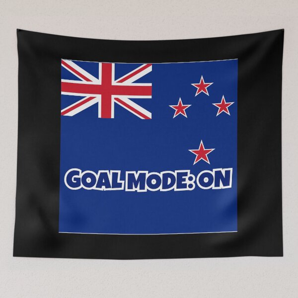 Item preview, New Zealand Soccer Fan Shirt – GOALMODE: ON Football Tee designed and sold by LovelyHappyGift.