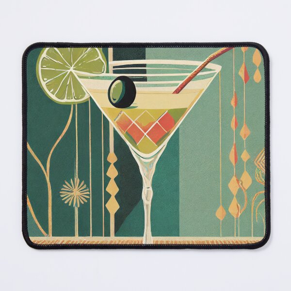 Item preview, Mid Century Series - Cocktail Hour Martini designed and sold by Lee Hiller Designs.