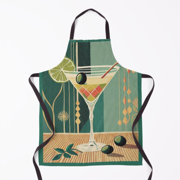 Item preview, Mid Century Series - Cocktail Hour Martini designed and sold by Lee Hiller Designs.
