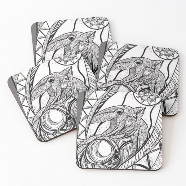 Item preview, Linear Abstract Bird Art designed and sold by dremneaw.