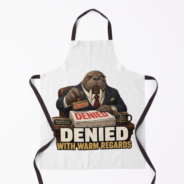 Item preview, Denied Funny Banking Humor Sarcastic Finance Animal Gift designed and sold by Gentlestate.
