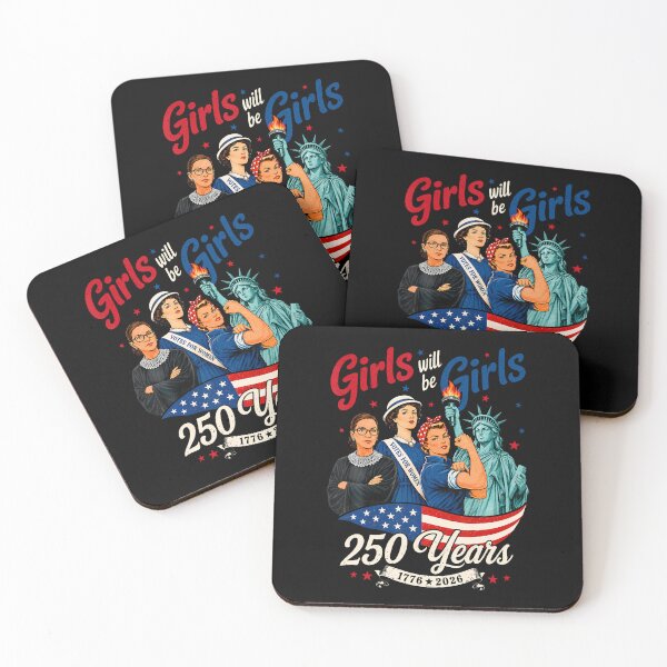 Item preview, Girl Will Be Girls 250 Years America 4Th Of July Usa Women designed and sold by Fereskabilon.