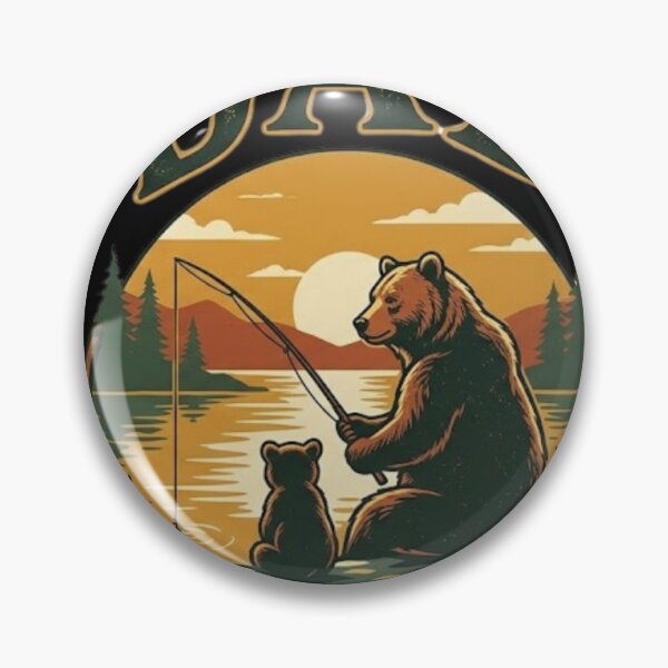 Item preview, Dad The Man The Myth The Legend Fishing Bear Cub Father's Day designed and sold by PACS0011.