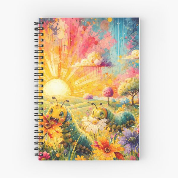 Item preview, Cute Bugs Eating Flowers at Sunset designed and sold by m-y-A-I-A-R-T-.