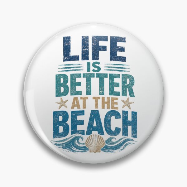 Item preview, Life Is Better at the Beach — Centered Stacked Sans Badge designed and sold by Jandedan.