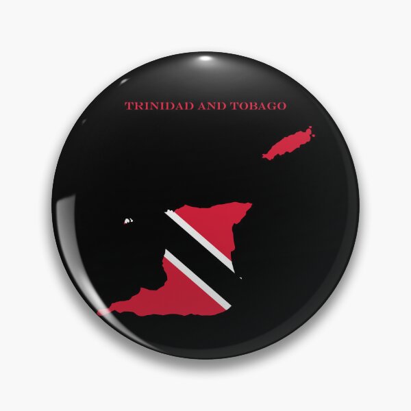 Item preview, Trinidad and Tobago Map Flag Silhouette Caribbean Travel Pride Gift designed and sold by NTGUILTY.