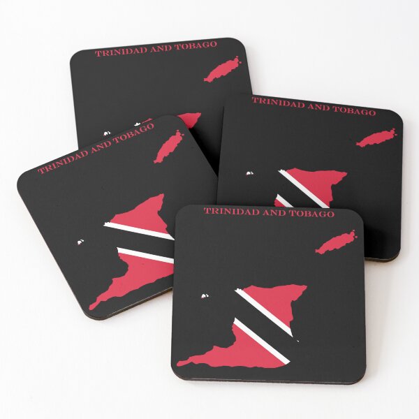 Item preview, Trinidad and Tobago Map Flag Silhouette Caribbean Travel Pride Gift designed and sold by NTGUILTY.