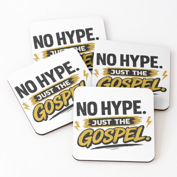 Item preview, No Hype Just The Gospel Christian Streetwear Shirt – Bold Faith Typography Design designed and sold by Ermicioi.