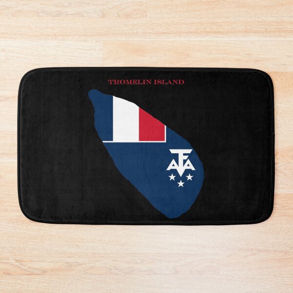 Item preview, Tromelin Island Map Flag Silhouette Indian Ocean Travel Pride Gift designed and sold by NTGUILTY.