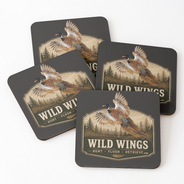 Item preview, Wild Wings Pheasant Hunting Badge Design designed and sold by TammyHunterArt.