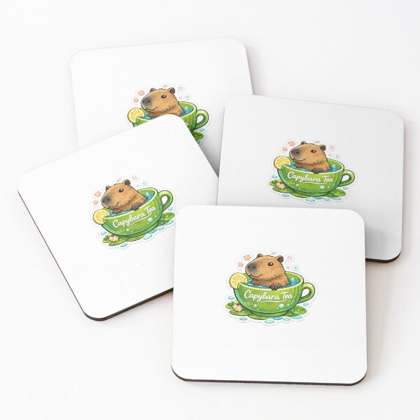 Item preview, Cute Capybara Collection Kawaii Animal Art designed and sold by Aramdesing.