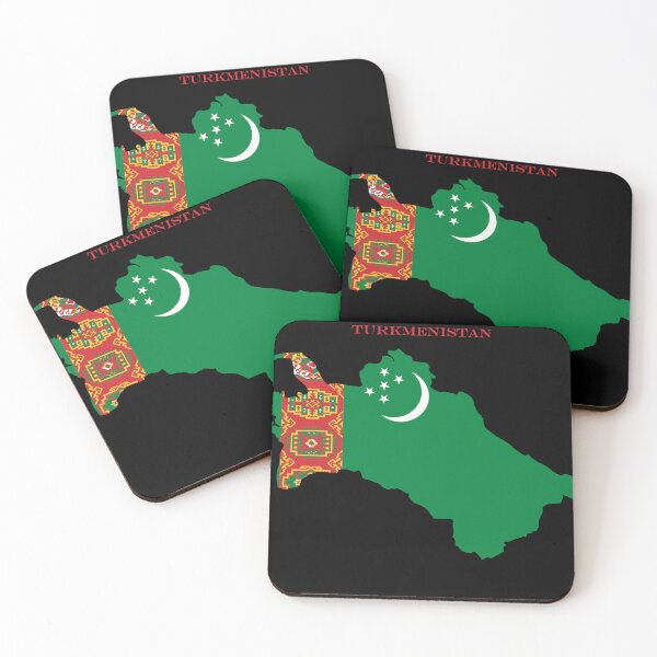Item preview, Turkmenistan Map Flag Silhouette Asia Travel Pride Gift designed and sold by NTGUILTY.