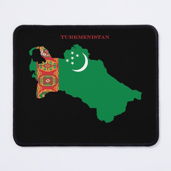 Item preview, Turkmenistan Map Flag Silhouette Asia Travel Pride Gift designed and sold by NTGUILTY.