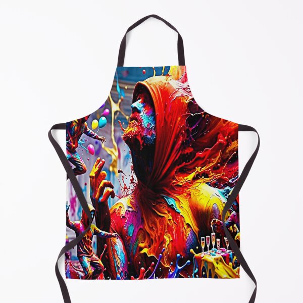 Item preview, Hooded Neon Paint Clash designed and sold by CyndiEpps.