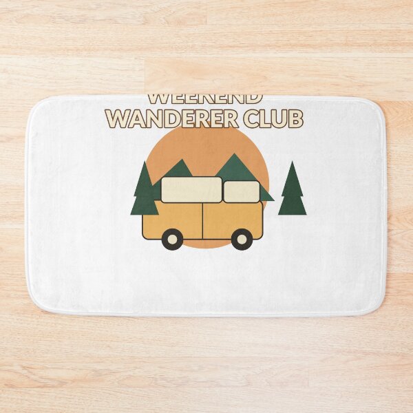 Item preview, Weekend Wanderer Club - Retro Camper Van Adventure Design designed and sold by Cozy Oddities Studio.