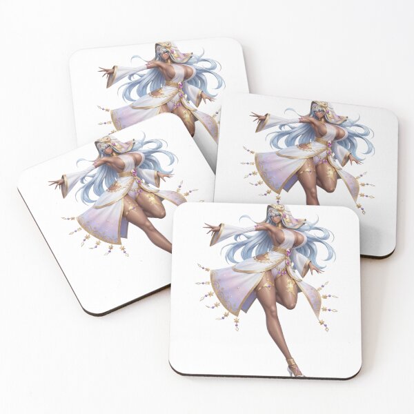 Item preview, Celestial Anime Sorceress Fantasy Warrior Girl | Egyptian Goddess Waifu Art designed and sold by Aedition.