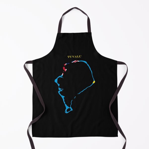Item preview, Tuvalu Map Flag Silhouette South Pacific Travel Pride Gift designed and sold by NTGUILTY.